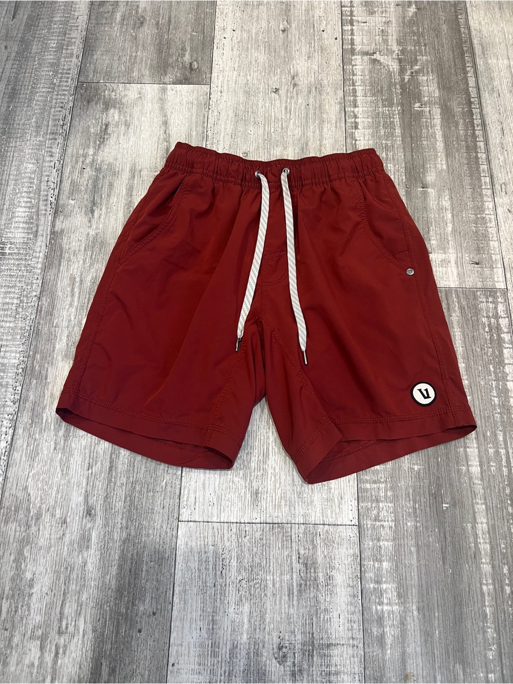 Vuori Kore Shorts Size XXS-Maroon
